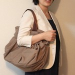 ルカルカ　エアリー リュクス 2wayマザーズバッグ モカ
