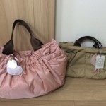 ルカルカ　ナイロンコレクション ジェリー2wayマザーズバッグ コーラルピンク