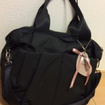 ルカルカ　エアリー リュクス 2wayマザーズバッグ ブラック
