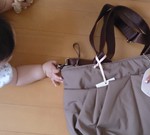 ルカルカ　エアリー リュクス 2wayマザーズバッグ Mサイズ　モカ