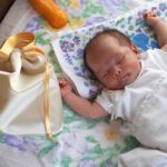 1か月検診で、おむつポーチを初めて使用　ルカルカ