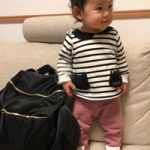 育児に両手が空くリュックが必須です