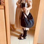 このママバッグ、めっちゃ入るし、中身が見やすいです！