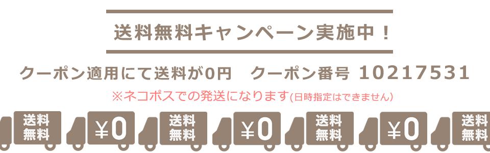送料無料クーポン